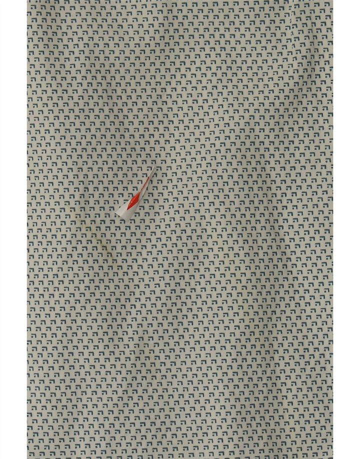Camisa masculina de manga curta Gap grande algodão manchado branco