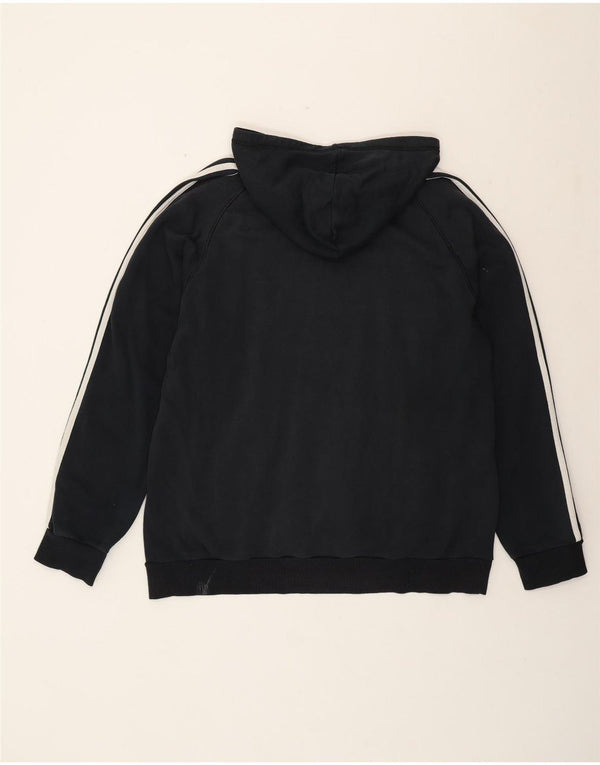 Adidas Mens Hoodie Jumper 2XL Algodão Preto