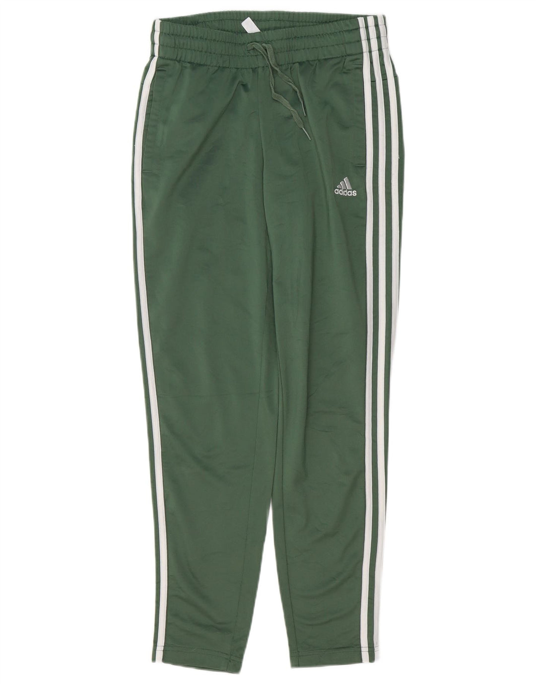 ADIDAS Womens Tracksuit Pants Joggers UK 8/10 Pequeno Verde