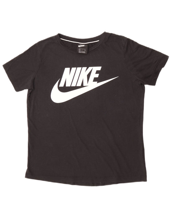 Camiseta Nike Feminina Graphic Top UK 10 Pequena Preta
