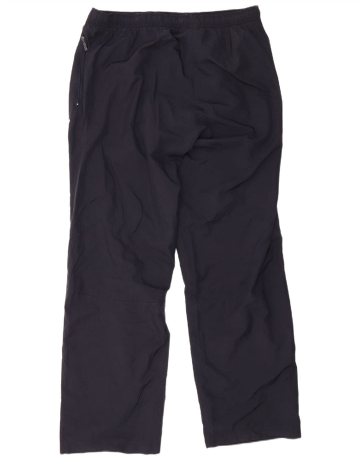 Calça de treino masculina Puma grande poliéster azul marinho