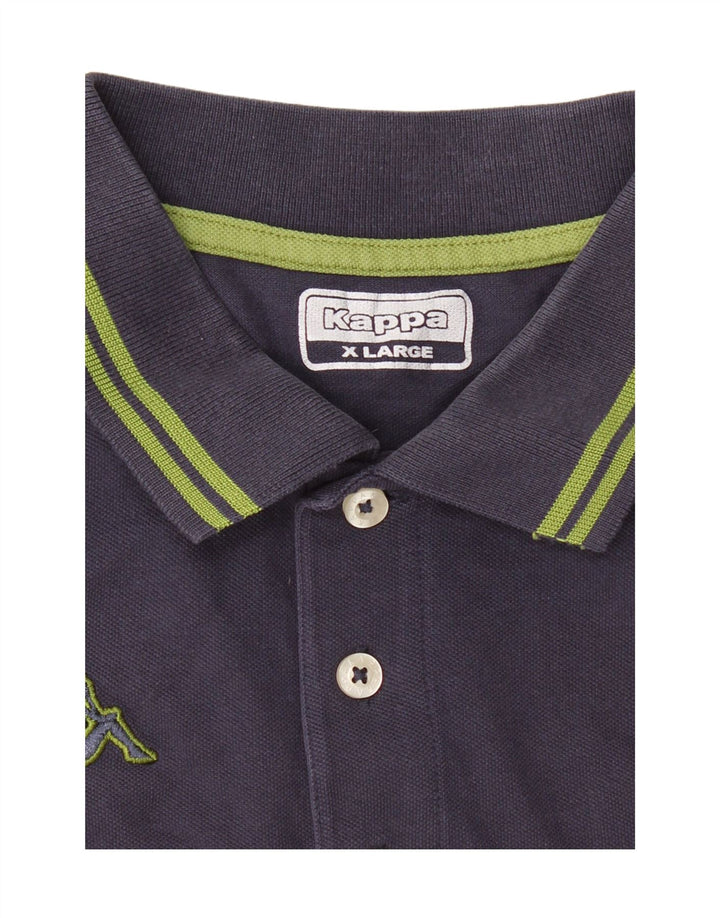 KAPPA Mens Polo Shirt XL Navy Blue Vintage Kappa and Second-Hand Kappa from Messina Hembry 