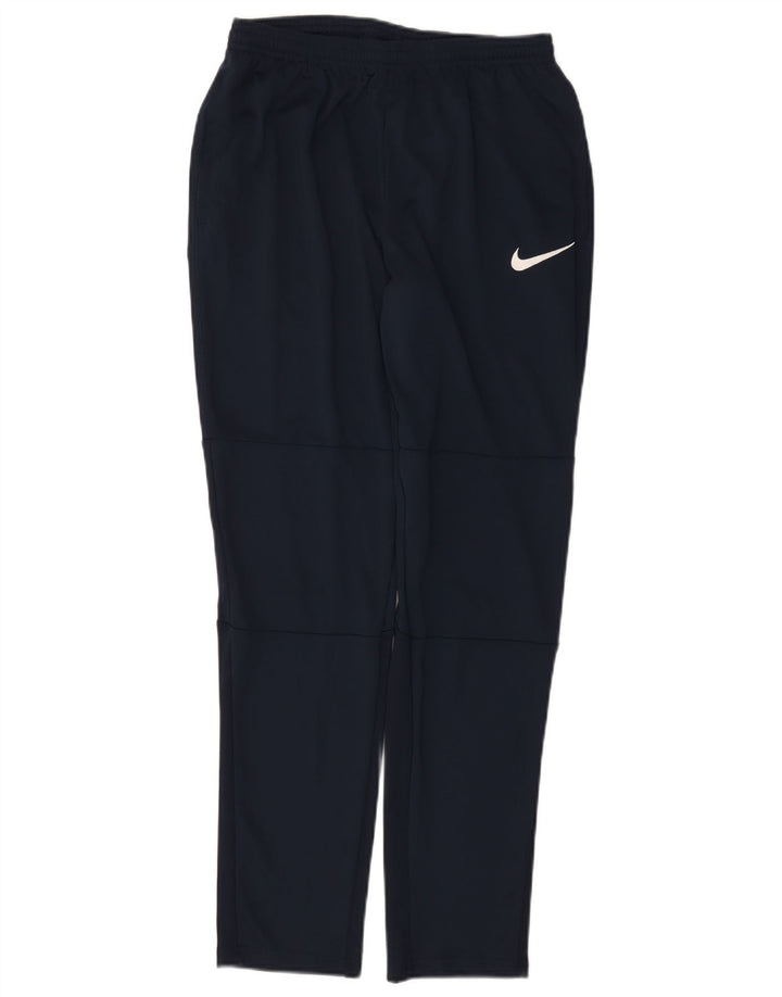 Calça de treino masculina Nike Dri Fit médio azul marinho poliéster