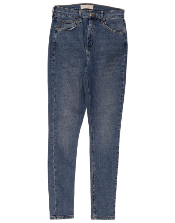 Topshop feminino Jamie Skinny Jeans UK 12 médio W30 L34 algodão azul