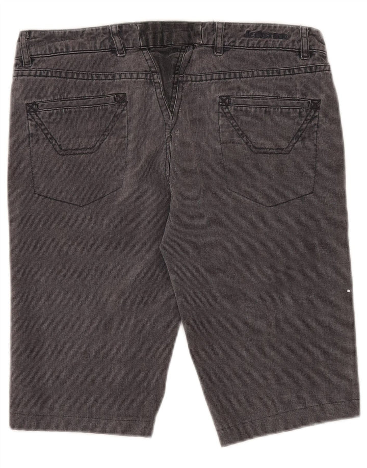 JECKERSON Mens Chino Shorts W29 Médio Algodão Preto
