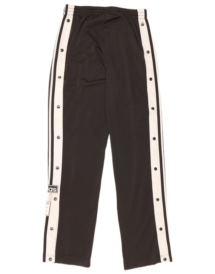 ADIDAS Womens Graphic Tracksuit Calças UK 10 Small Black Colourblock