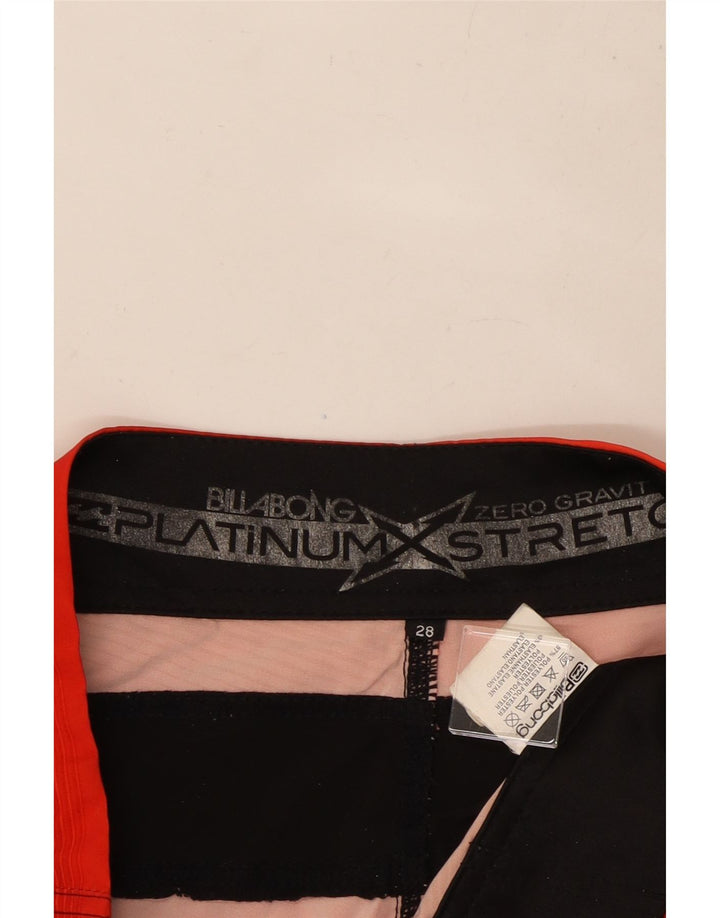 Shorts de natação masculino BILLABONG gráfico pequeno poliéster colorido vermelho