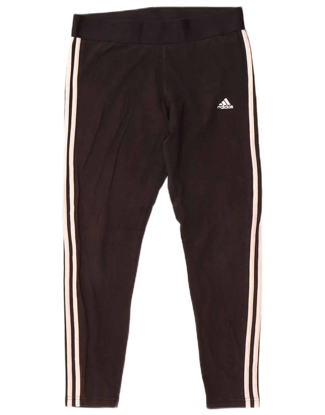 Leggings Adidas Femininas UK 16/18 Grande Algodão Preto