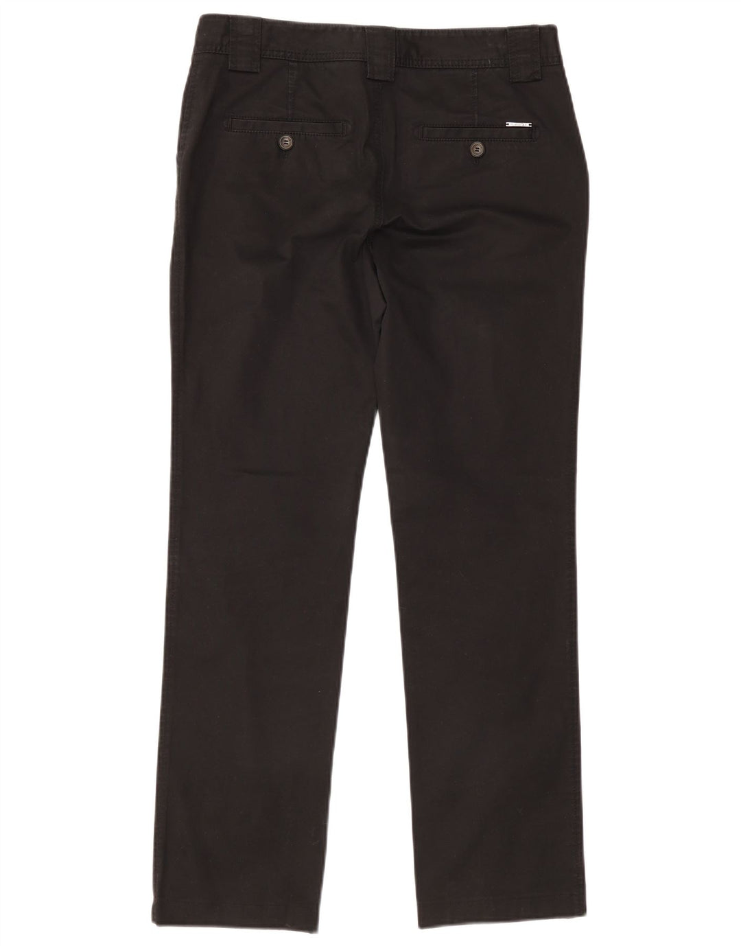 Calça Chino Reta Feminina Massimo Dutti EU 40 Médio W30 L30 Preto