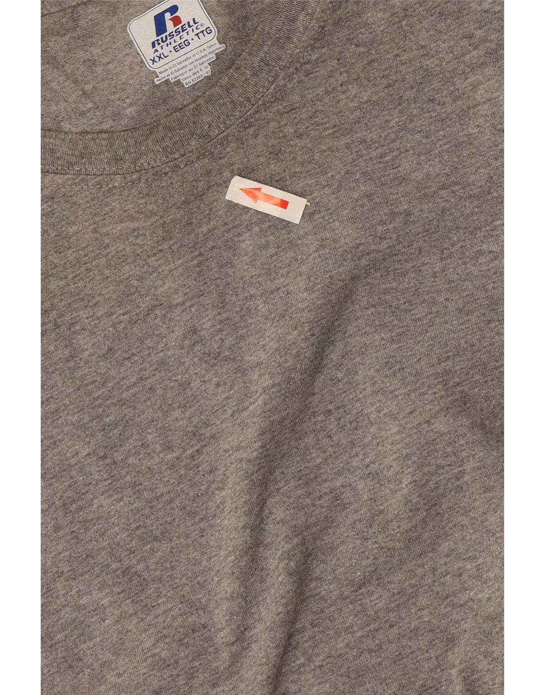 Russell Athletic Mens Camiseta Top 2XL Cinza