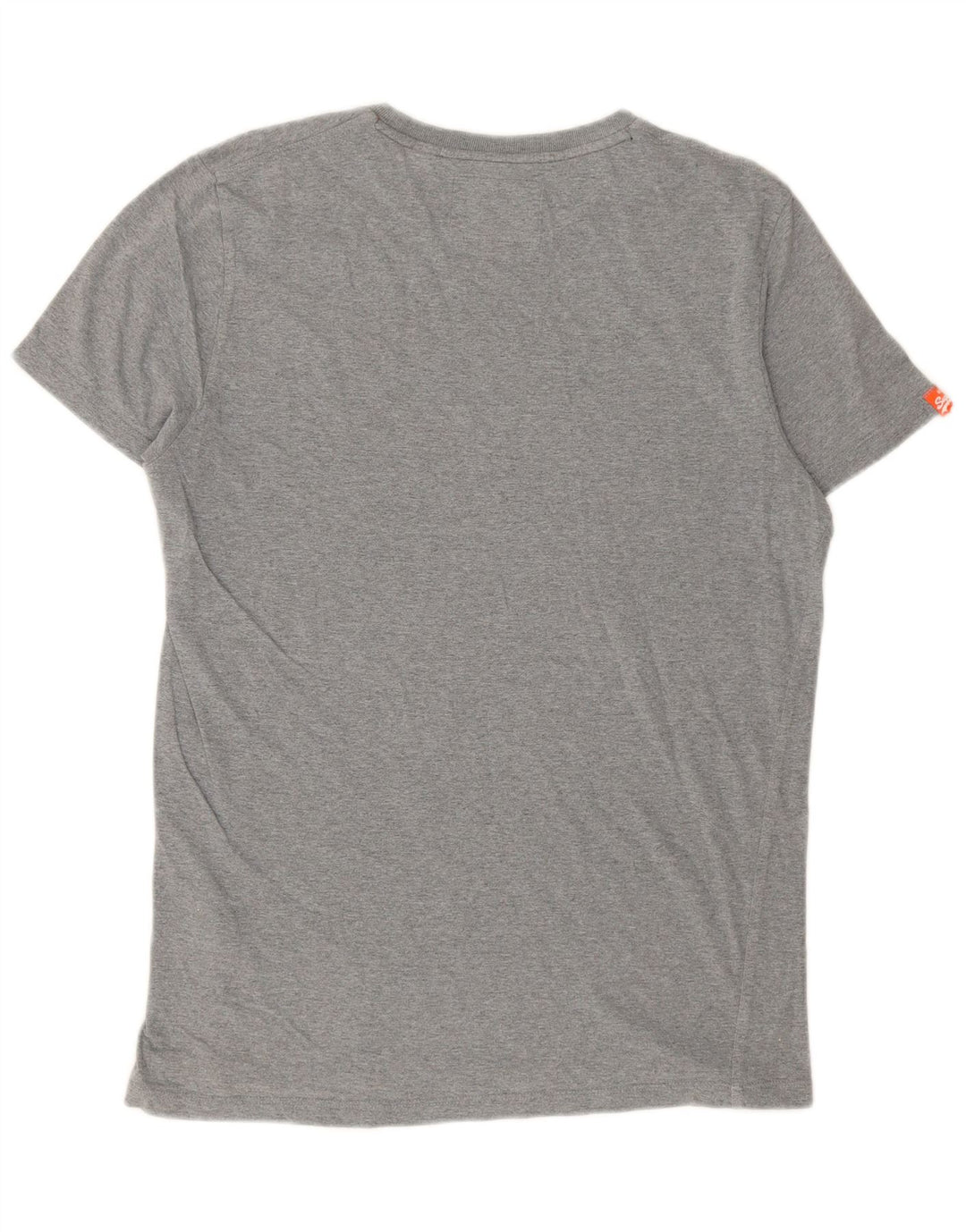 Camiseta masculina SUPERDRY grande algodão cinza