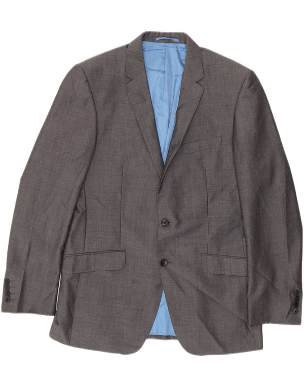 Jaqueta Blazer Masculina Autograph 2 Botões MARKS & SPENCER Reino Unido 40 Cinza Médio