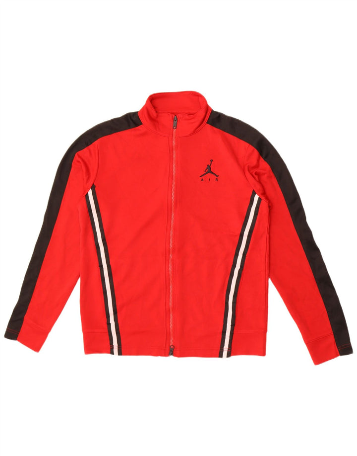 Jaqueta Jordan Boys Treino Top 12-13 Anos XL Vermelho Colorblock Poliéster