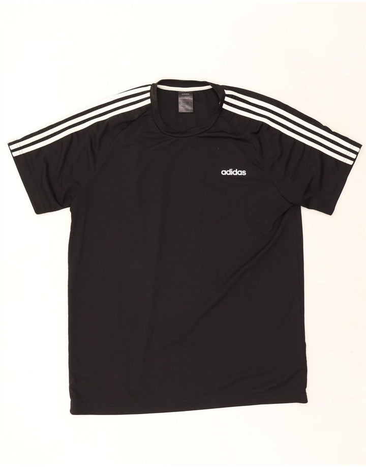 Adidas Mens Climalite Camiseta Top XL Preto Poliéster