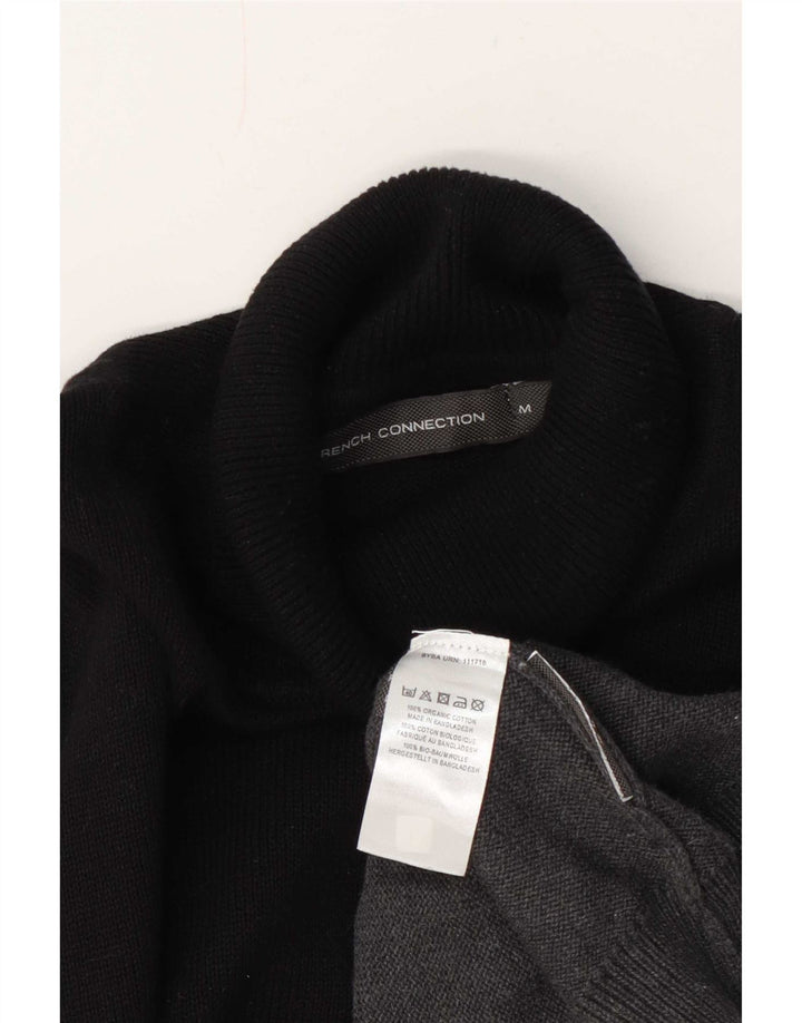 Suéter feminino French Connection com gola redonda Reino Unido 14 cinza médio