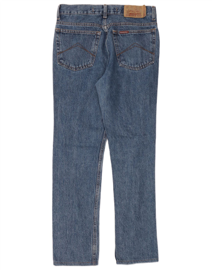 Carrera Mens 700 Regular Fit Straight Jeans W31 L30 Azul Algodão