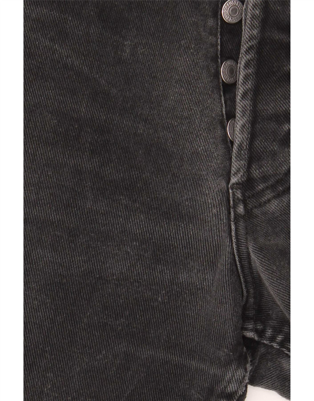 Jeans retos masculinos Levi's W33 L34 algodão preto