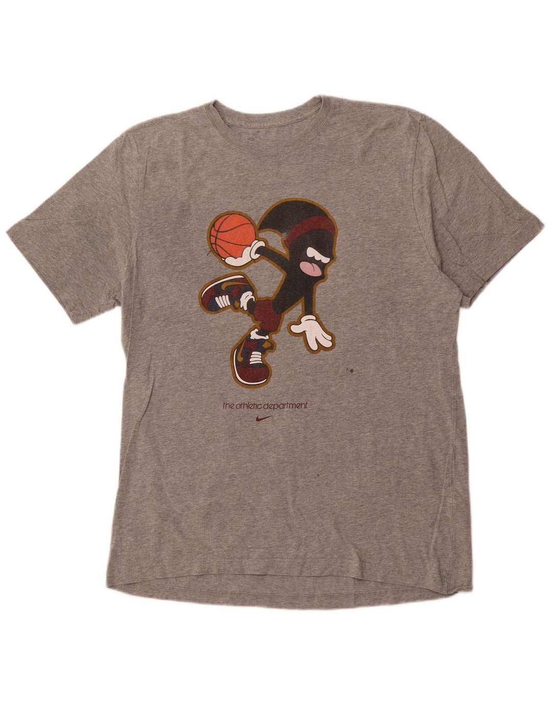 Camiseta masculina NIKE Standard Fit Graphic Top XL cinza algodão