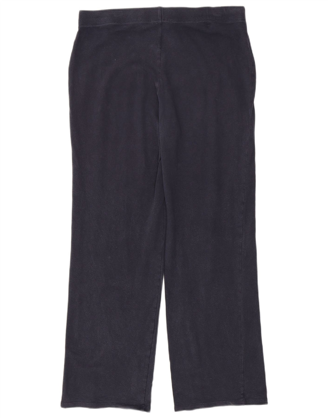 Calça de treino feminina MARKS & SPENCER Reino Unido 14 grande algodão azul marinho
