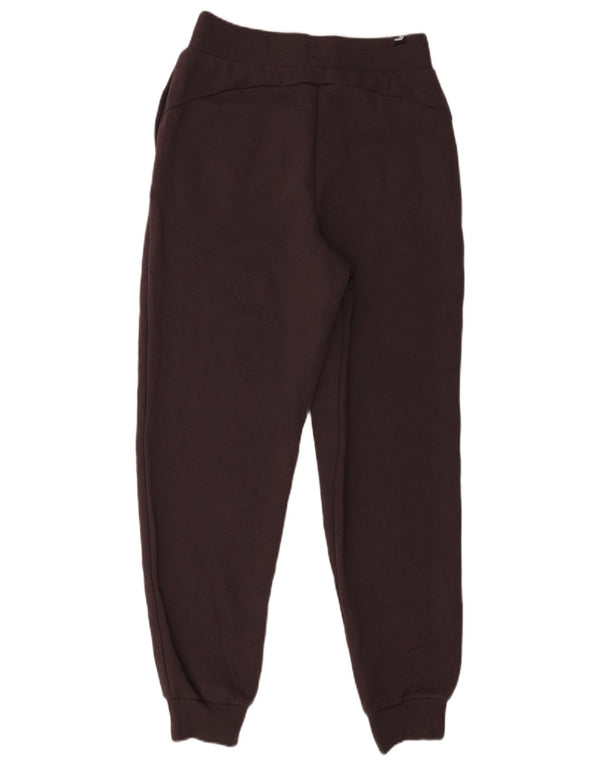 Calça de treino masculina Puma Joggers pequeno algodão roxo