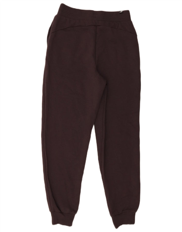 Calça de treino masculina Puma Joggers pequeno algodão roxo