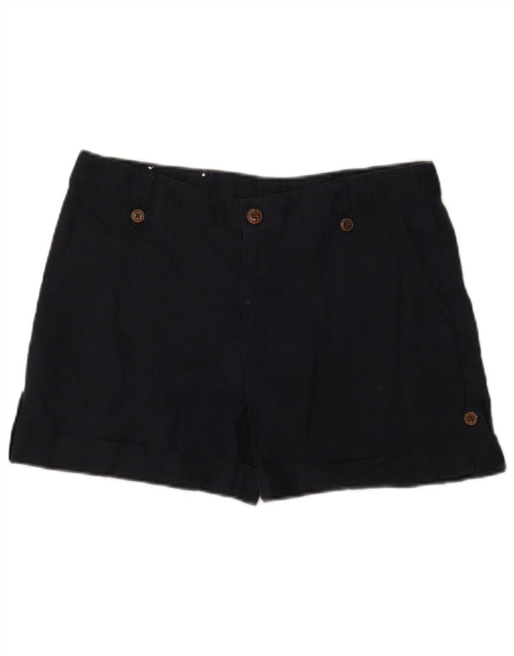 Shorts Chino Feminino Patagonia US 8 Médio W30 Algodão Azul Marinho