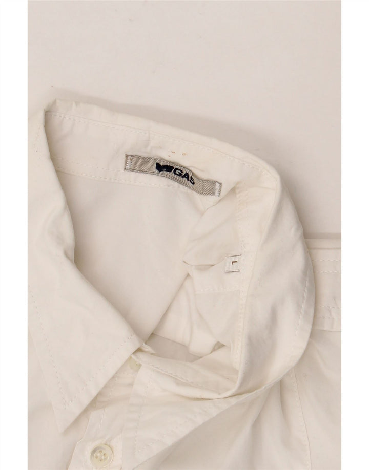 Camisa Gas Boys 14-15 Anos Grande Branca