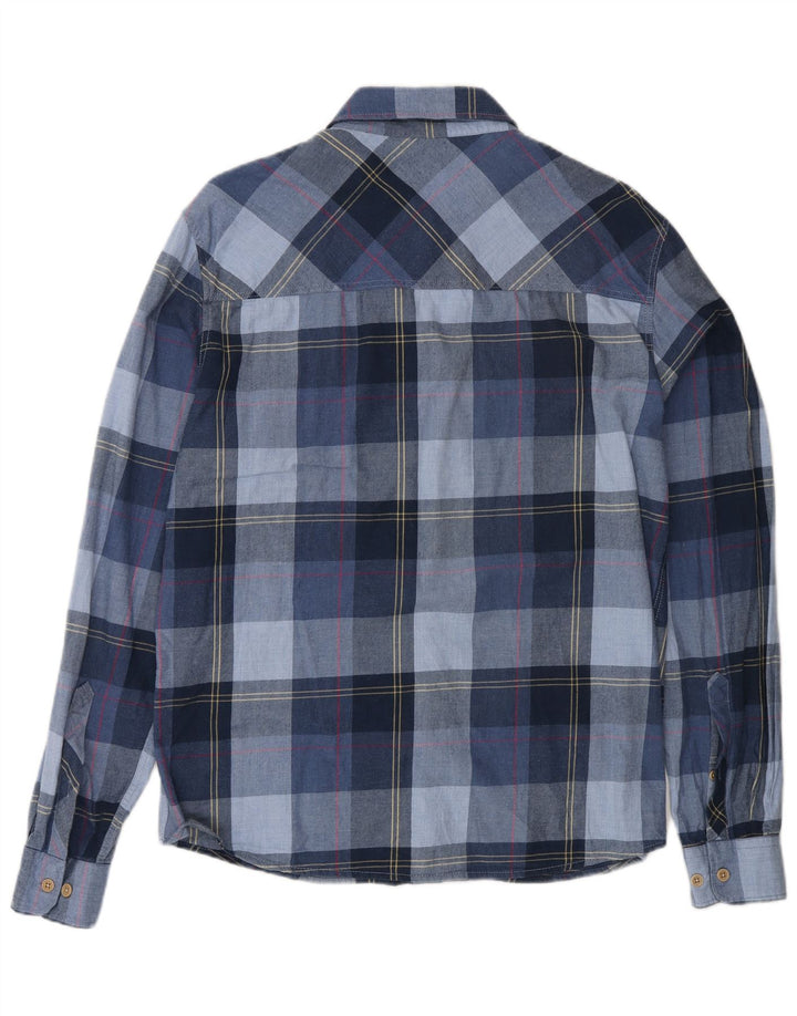 Camisa masculina de flanela MONTURA xadrez azul marinho médio