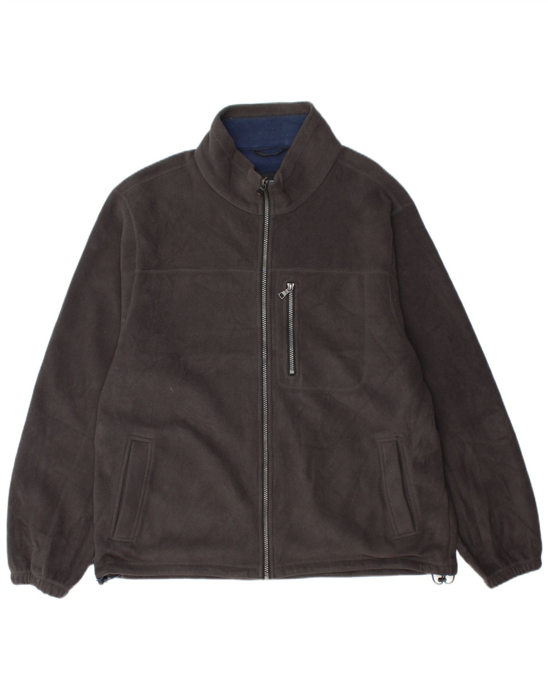 Jaqueta de lã masculina Marks & Spencer Reino Unido 42 XL azul marinho poliéster