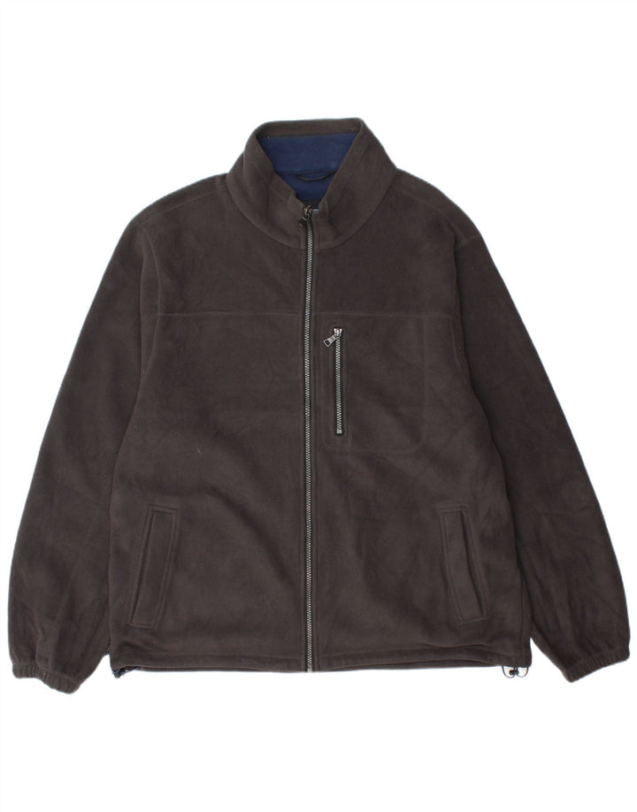 Jaqueta de lã masculina Marks & Spencer Reino Unido 42 XL azul marinho poliéster