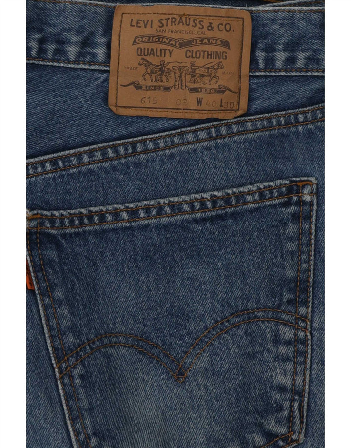 Levi's Masculino 615 Straight Jeans W40 L30 Azul Algodão
