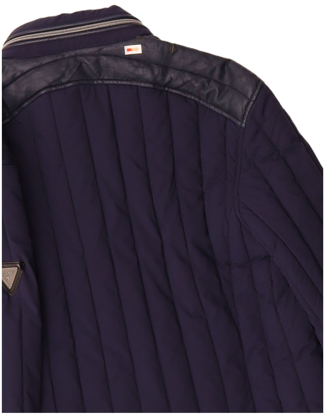 Jaqueta acolchoada feminina GUESS UK 14 médio azul marinho