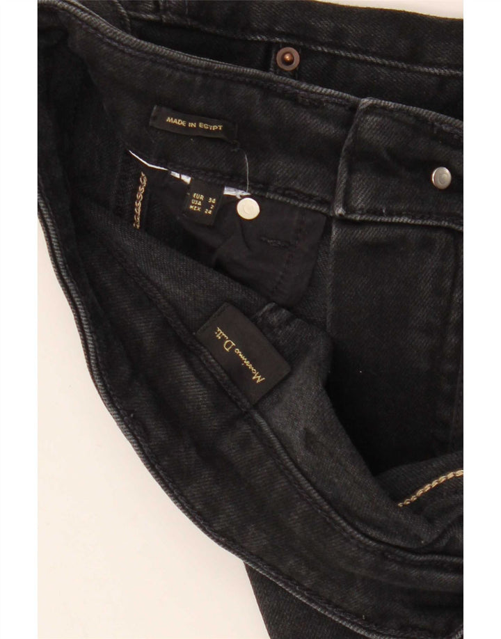 Jeans Slim Feminino Massimo Dutti EU 34 2XS W24 L28 Preto
