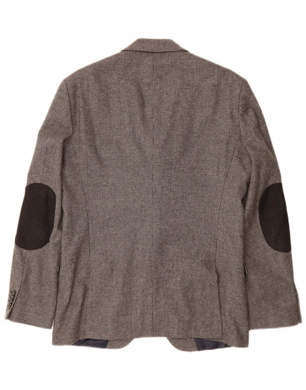 Jaqueta blazer masculina TOMMY HILFIGER IT 48 cinza médio Houndstooth