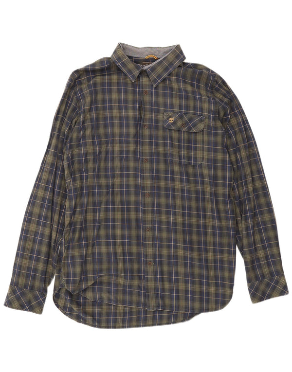 Camisa masculina de flanela Timberland Earthkeepers Slim Fit XL caqui