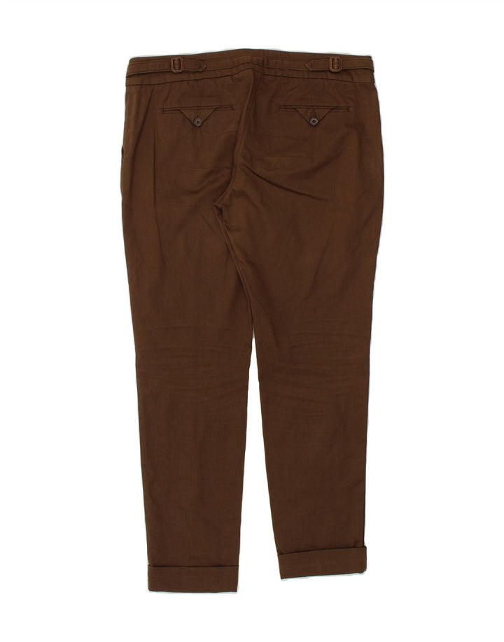 MARLBORO CLASSICS Womens Slim Chino Trousers W36 L31 Brown Cotton Vintage Marlboro Classics and Second-Hand Marlboro Classics from Messina Hembry 
