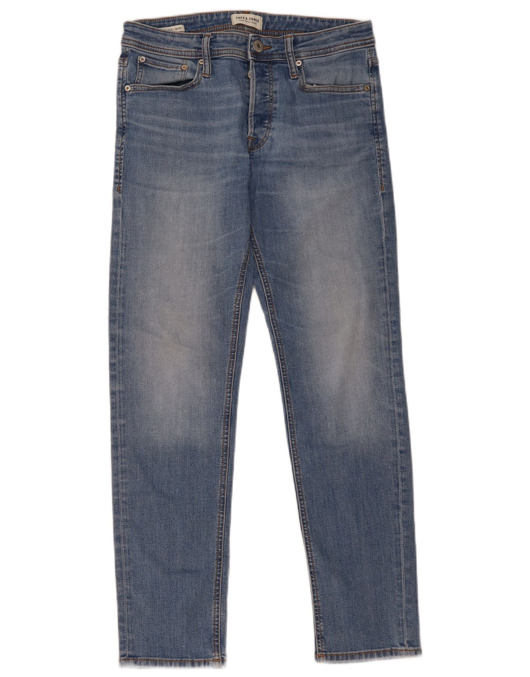 Jack & Jones Masculino Mike Slim Jeans W30 L32 Azul