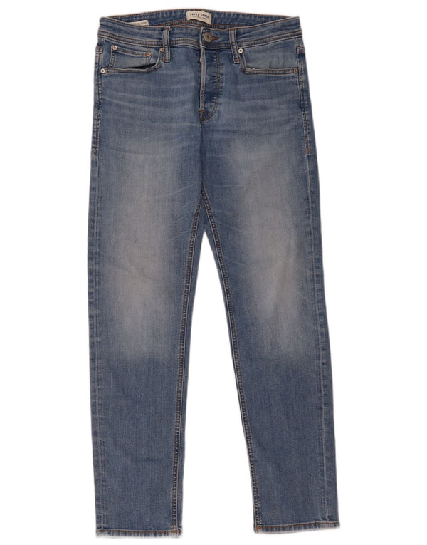 Jack & Jones Masculino Mike Slim Jeans W30 L32 Azul