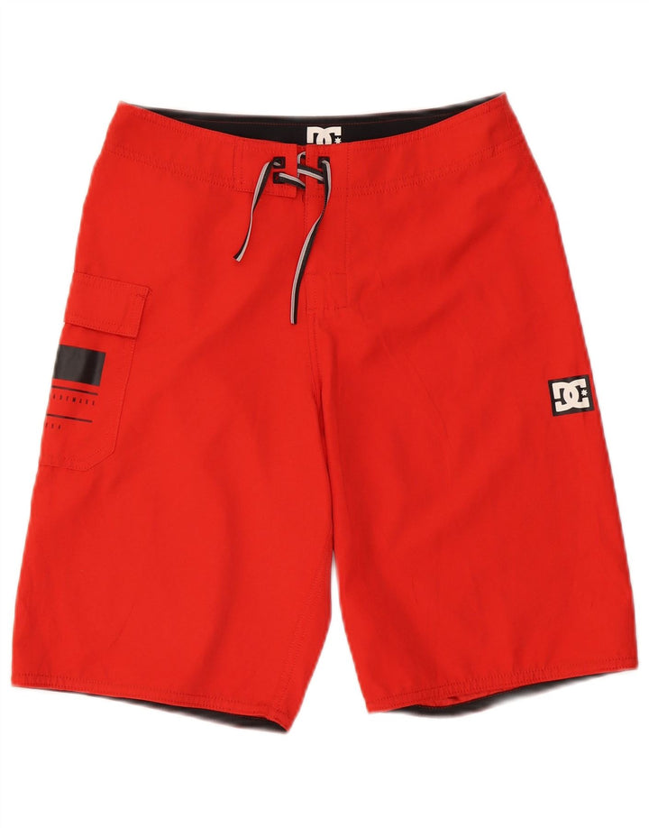 Calções de banho DC Boys 13-14 anos poliéster vermelho