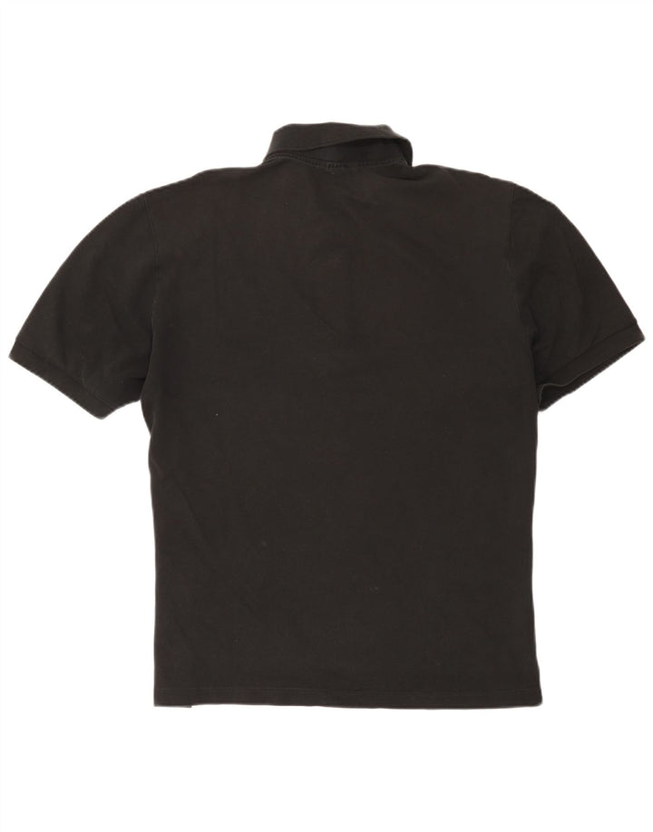 Camisa polo masculina Lacoste tamanho 8 3XL algodão preto