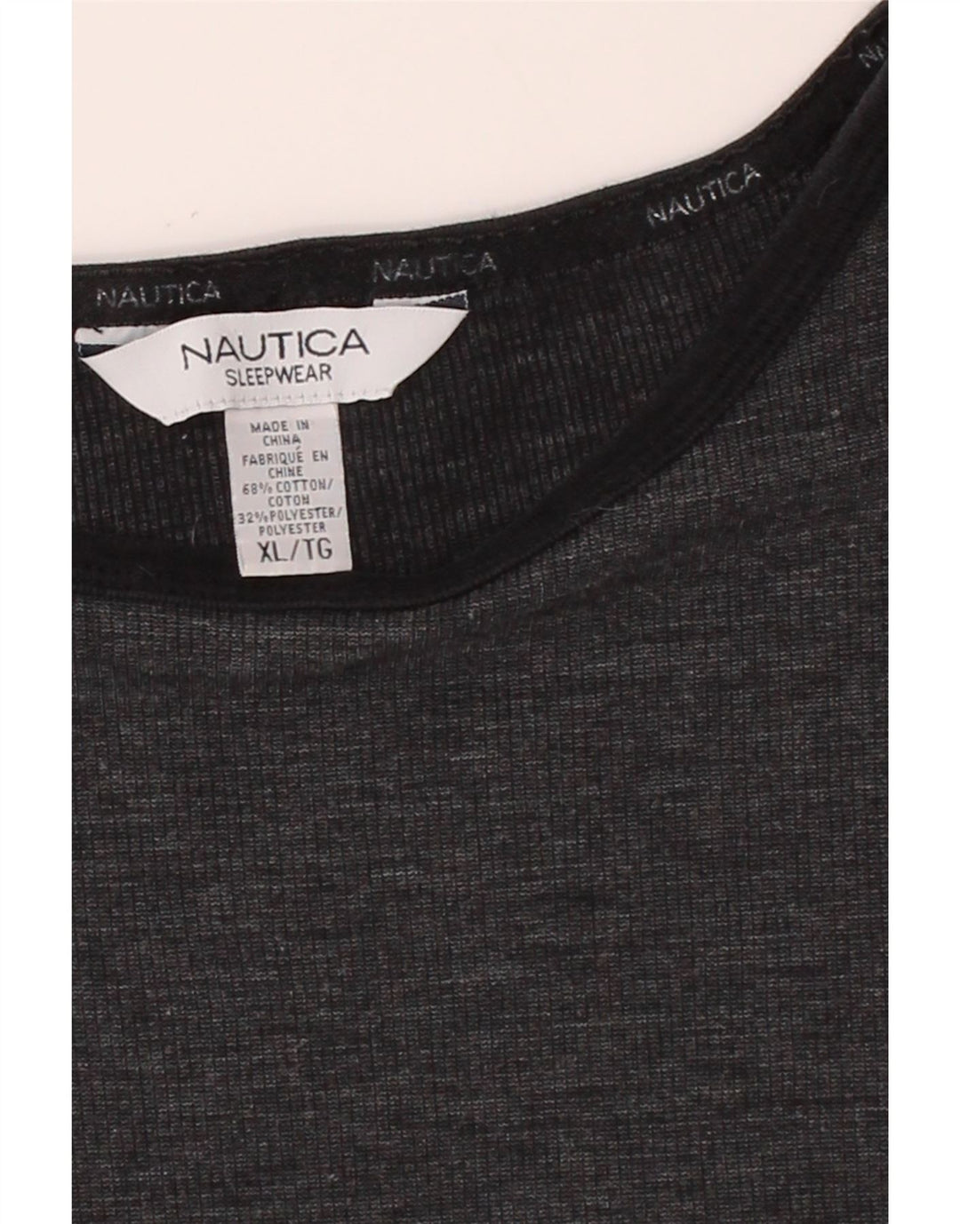 NAUTICA Womens Top Long Sleeve UK 18 XL Grey Cotton Vintage Nautica and Second-Hand Nautica from Messina Hembry 