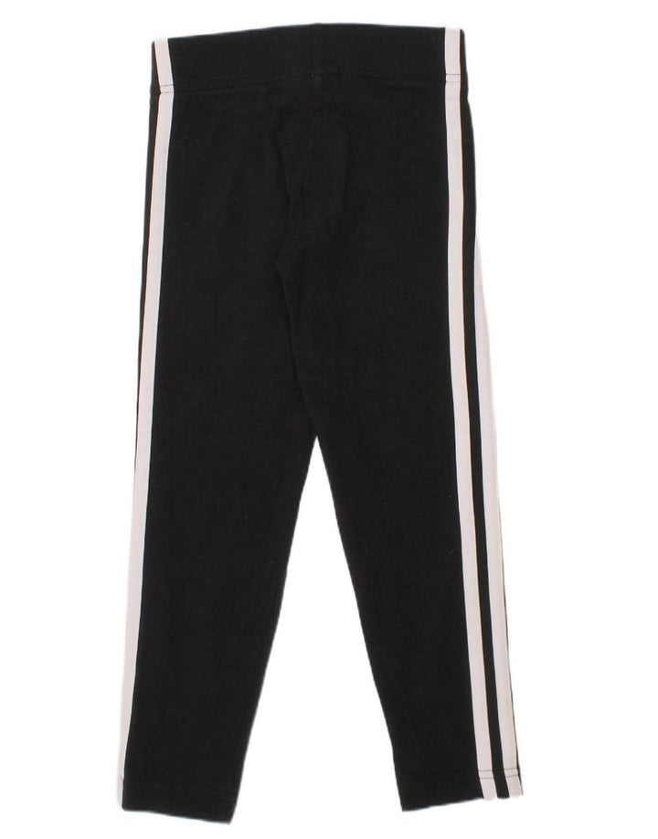 Leggings ADIDAS Meninas 5-6 Anos Algodão Preto