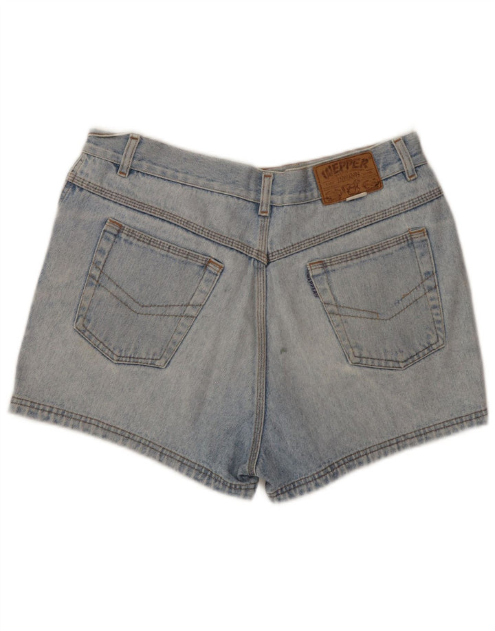 Shorts jeans feminino VINTAGE W32 grande azul