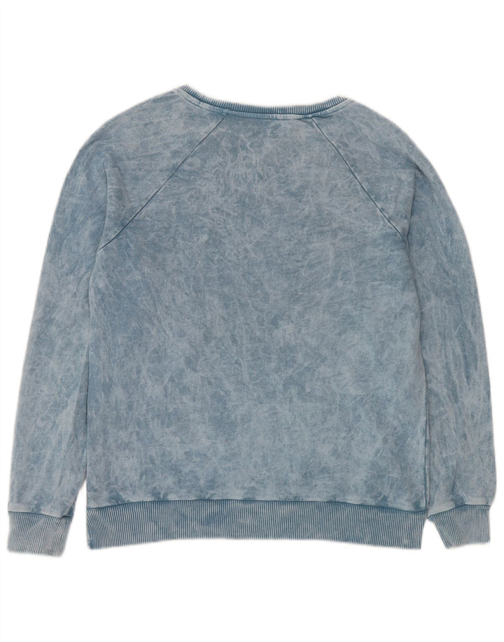 Melhor empresa moletom gráfico masculino jumper grande azul tie dye algodão