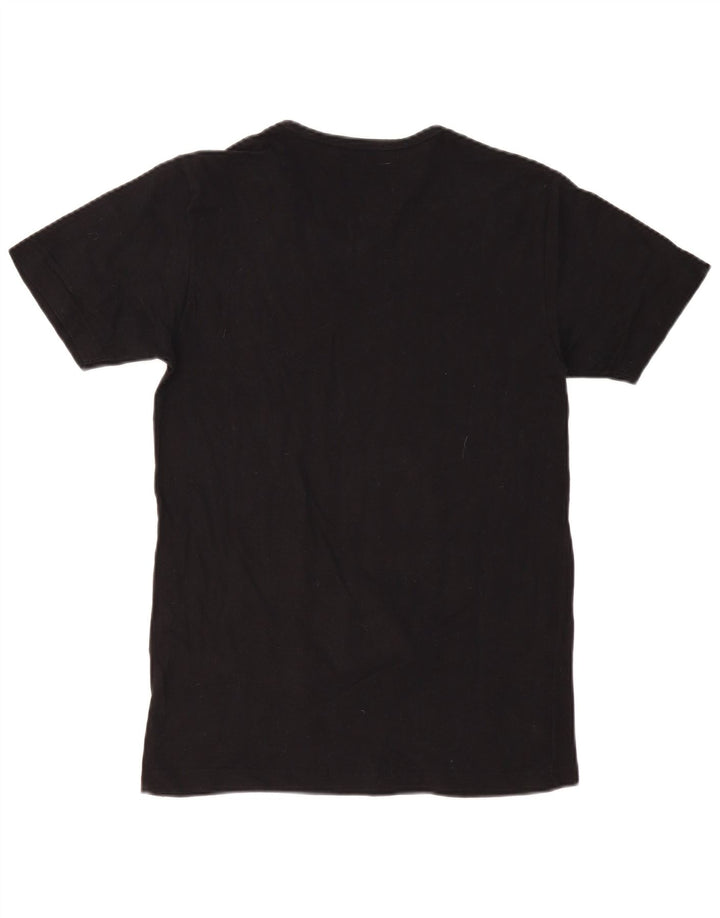 Camiseta feminina KAPPA UK 14 grande algodão preto