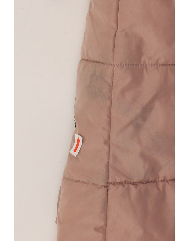 Casaco feminino acolchoado com capuz grande KHUJO UK 6 XS rosa poliéster