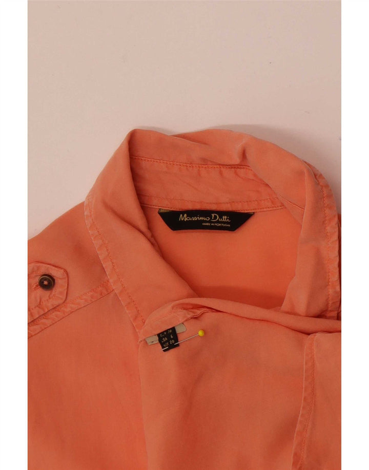 Camisa feminina Massimo Dutti EU 38 pequena laranja