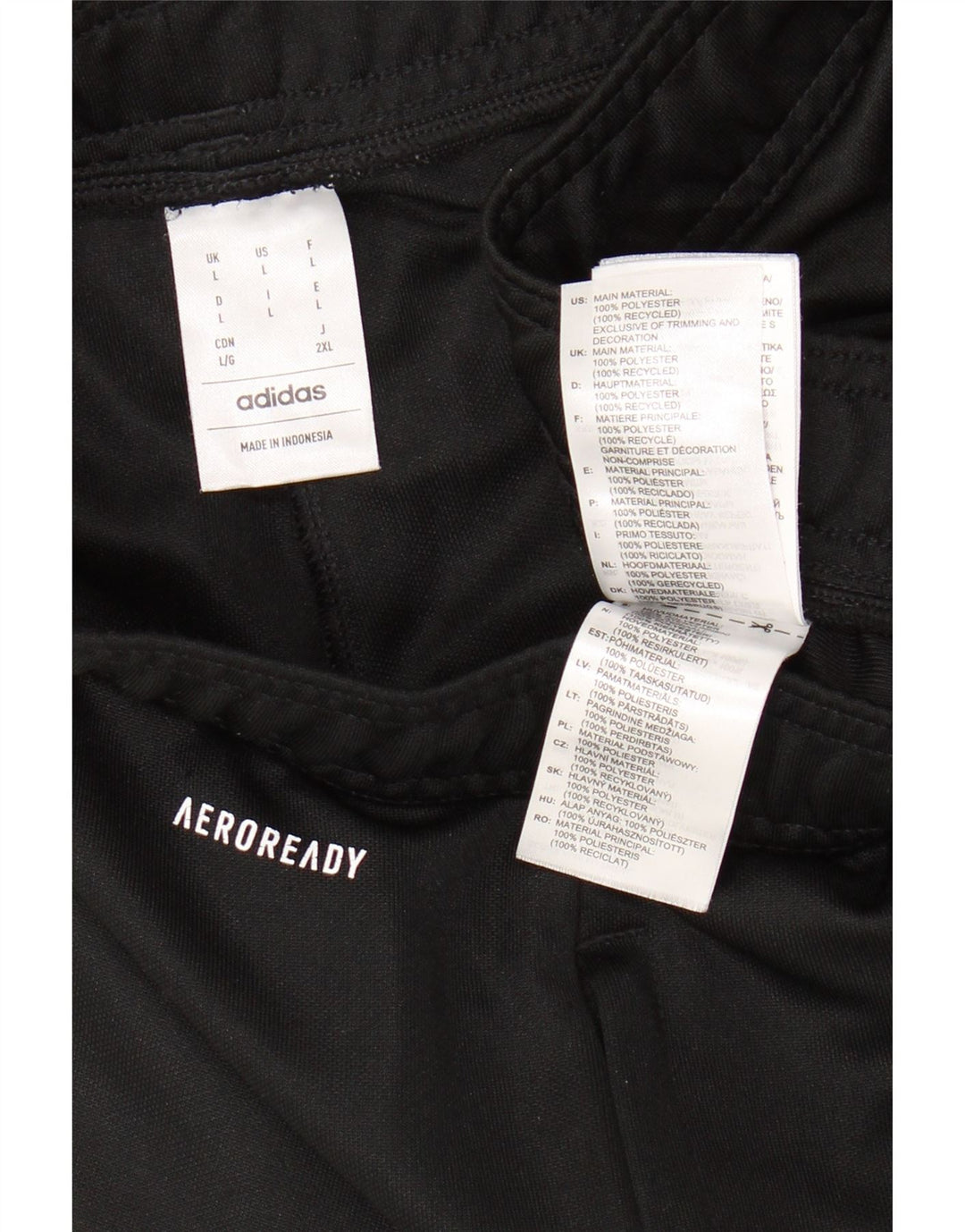 Calça Adidas Aeroready Masculina Grande Poliéster Preto
