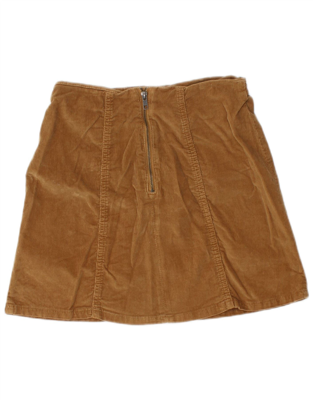 Mini saia de veludo Superdry feminina W26 pequena bege