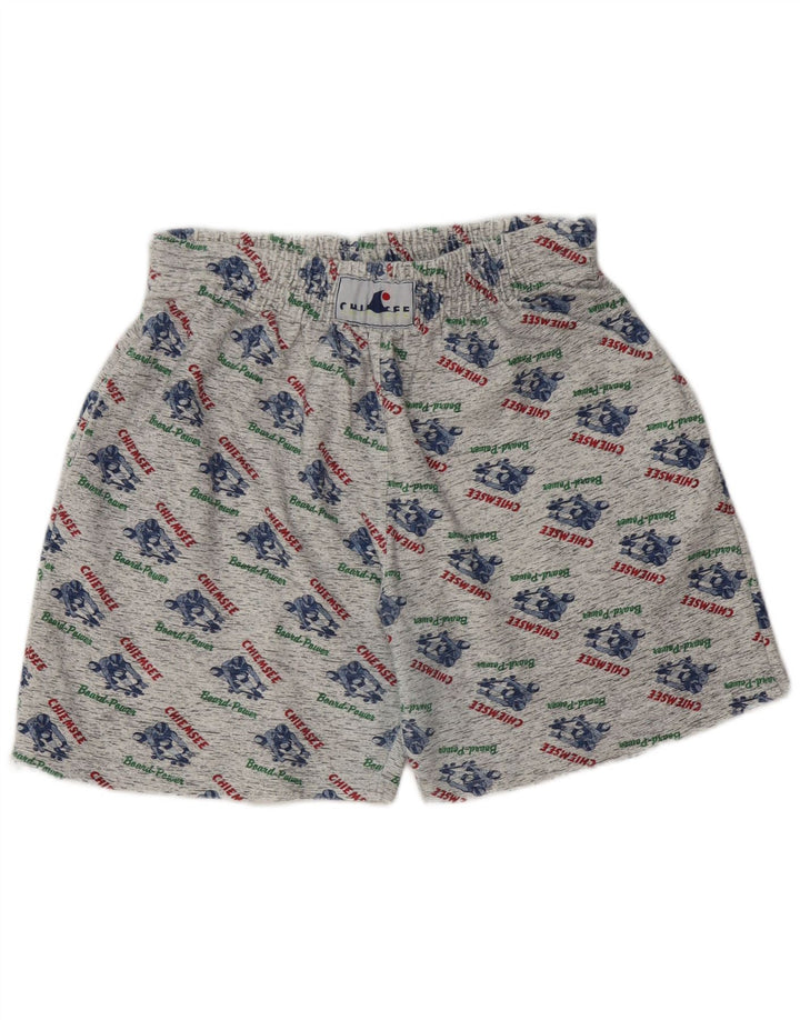 Shorts esportivos gráficos masculinos Chiemsee XL algodão cinza